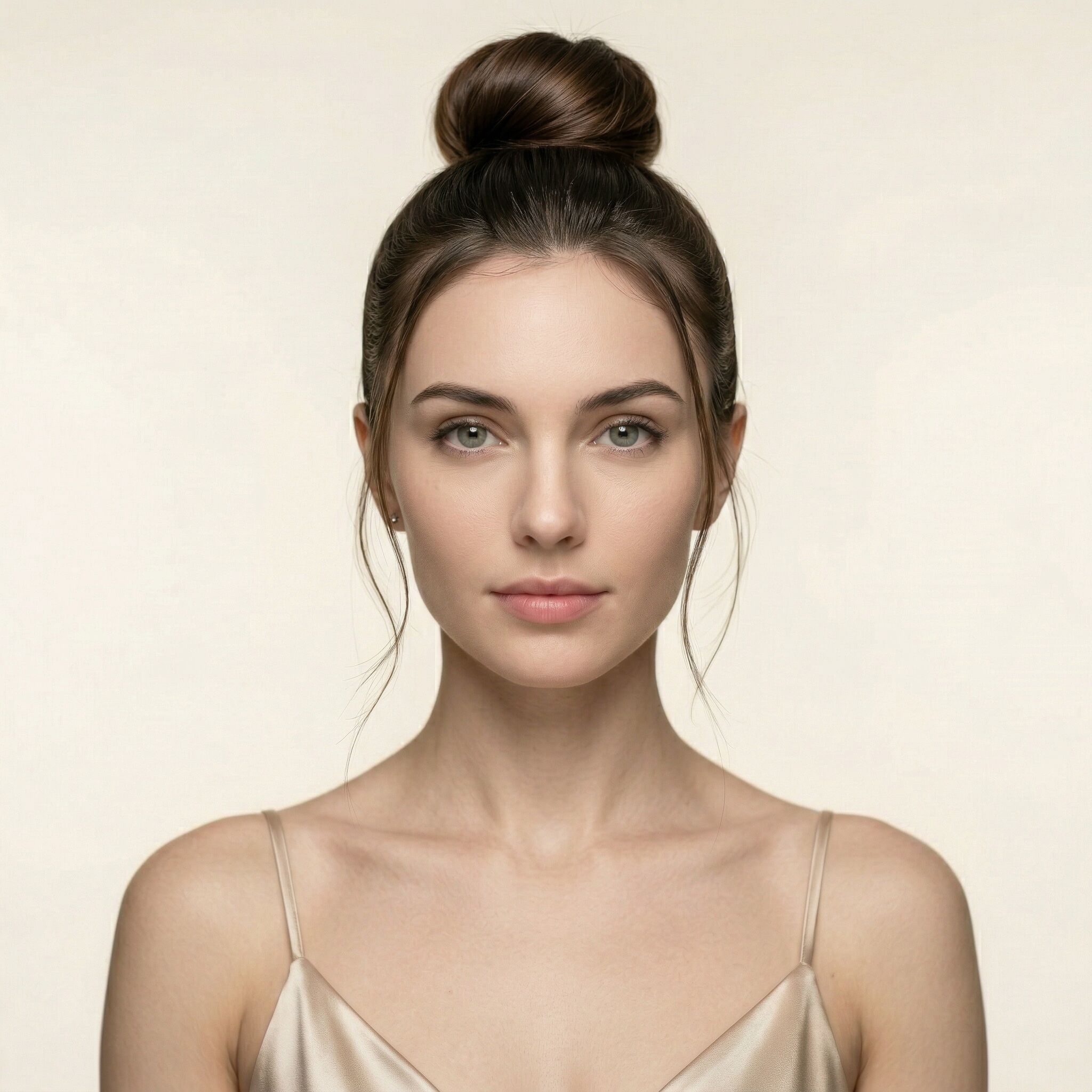 Top bun hairstyle preview
