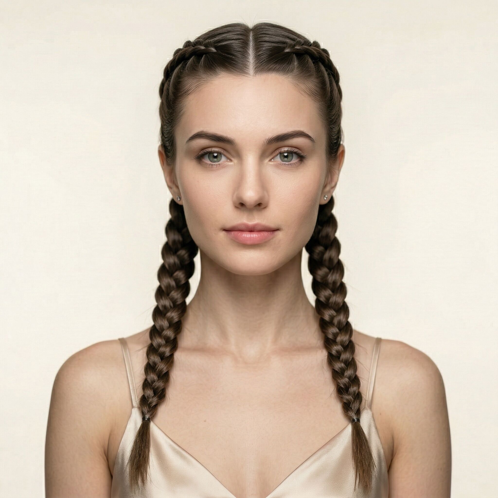 Two braids hairstyle preview
